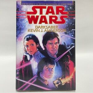 1995 STAR WARS Darksaber Hardcover Book Novel Kevin J. Anderson